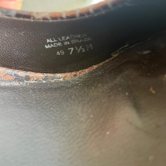 Tory Burch Jude-Amazon Snake Print Signature Pumps Heels EUC - Picture 10 of 12